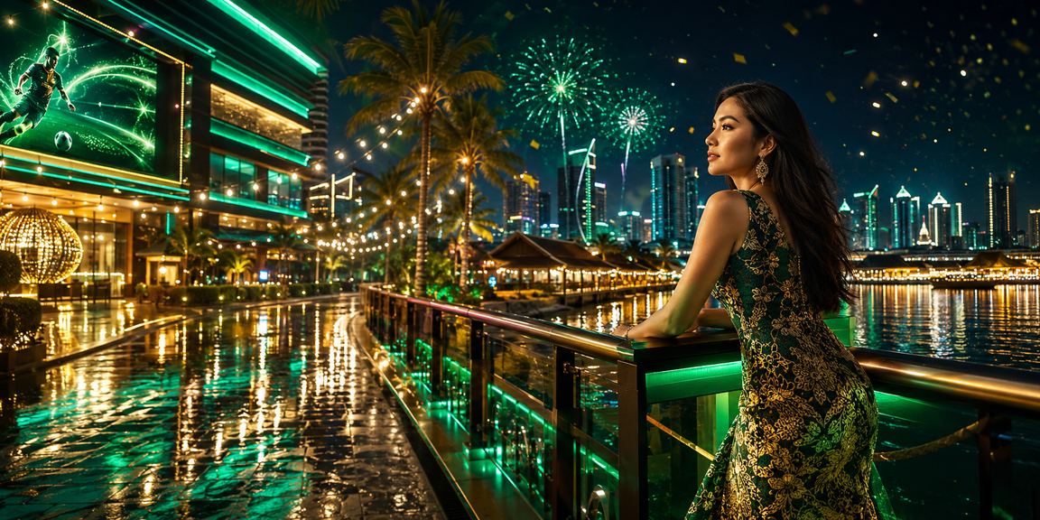 Suasana pertaruhan bergaya batik di Langkawi dengan paparan odds bola sepak tempatan